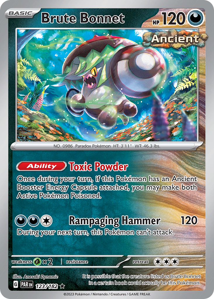 Paradox Rift Brute Holo Bonnet #123/182
